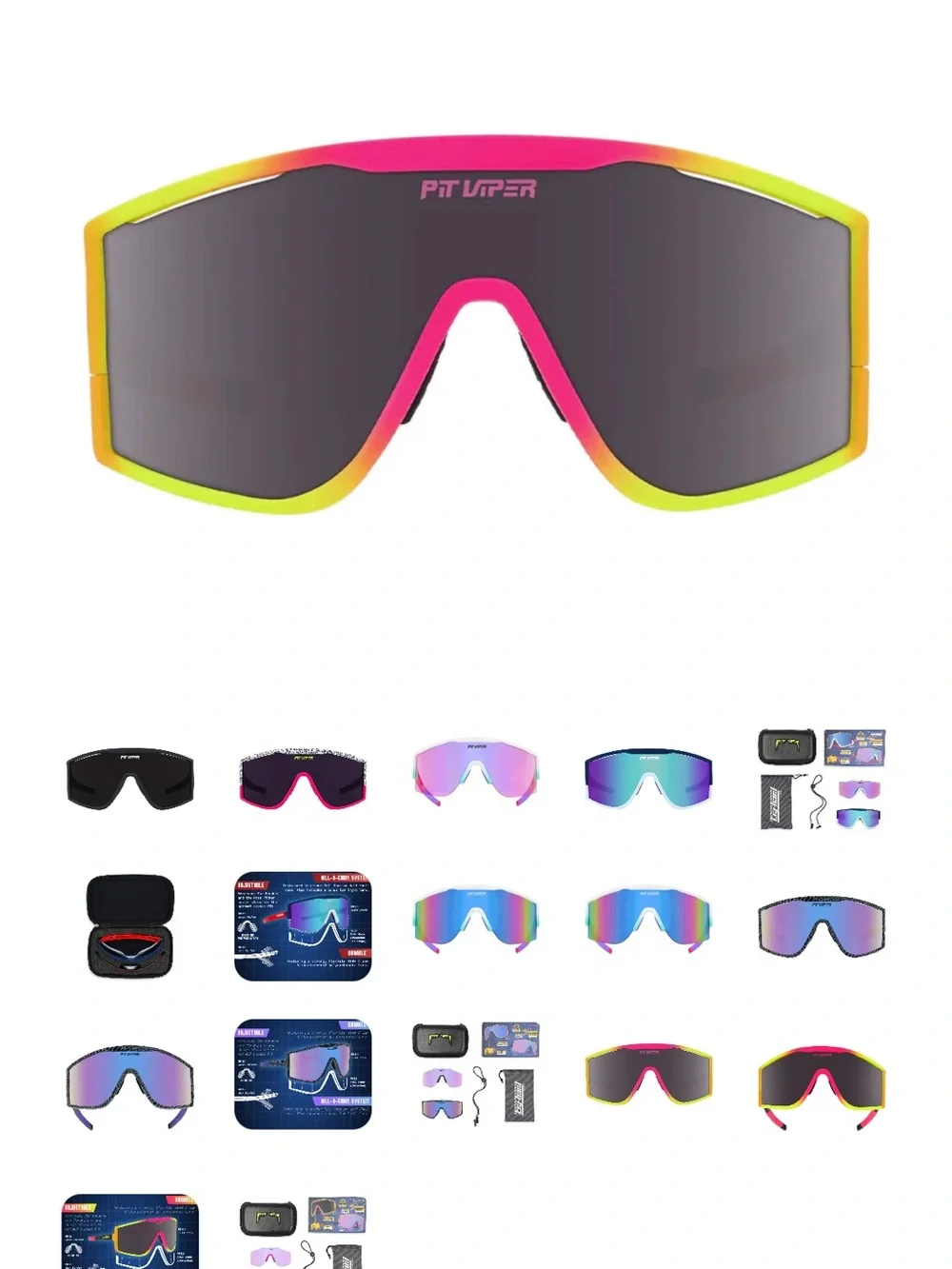 New The Try-Hard Sunglasses pit viper sunglasses
